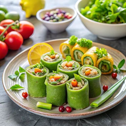 अवोकाडो टिफिन रोल्स